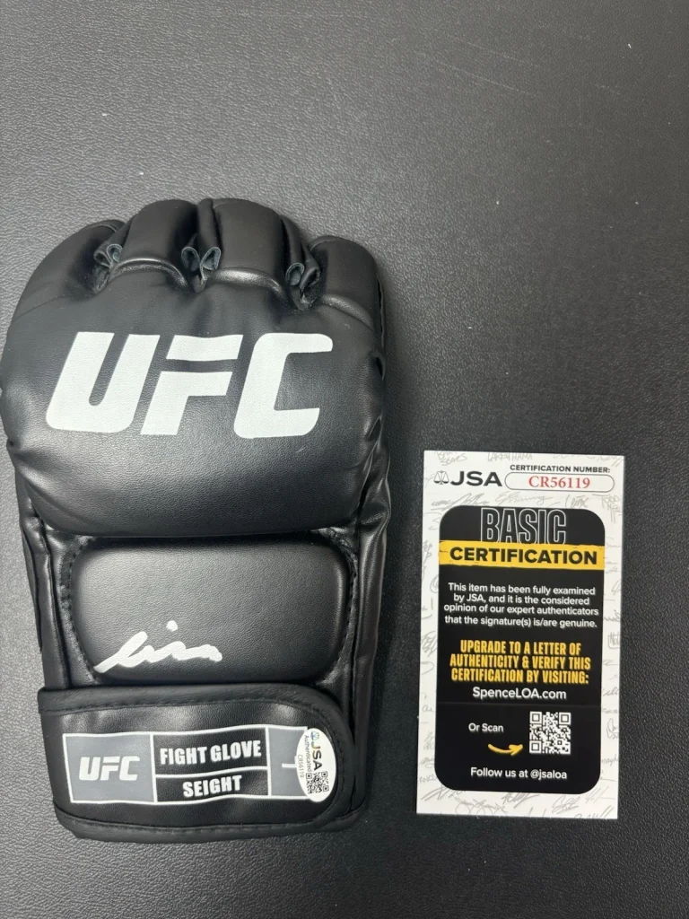GABLE STEVESON SIGNED AUTOGRAPHED UFC GLOVE. JSA Coa Rare