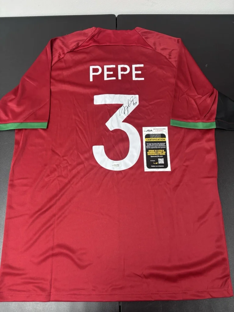 Pepe Signed Jersey Portugal JSA COA