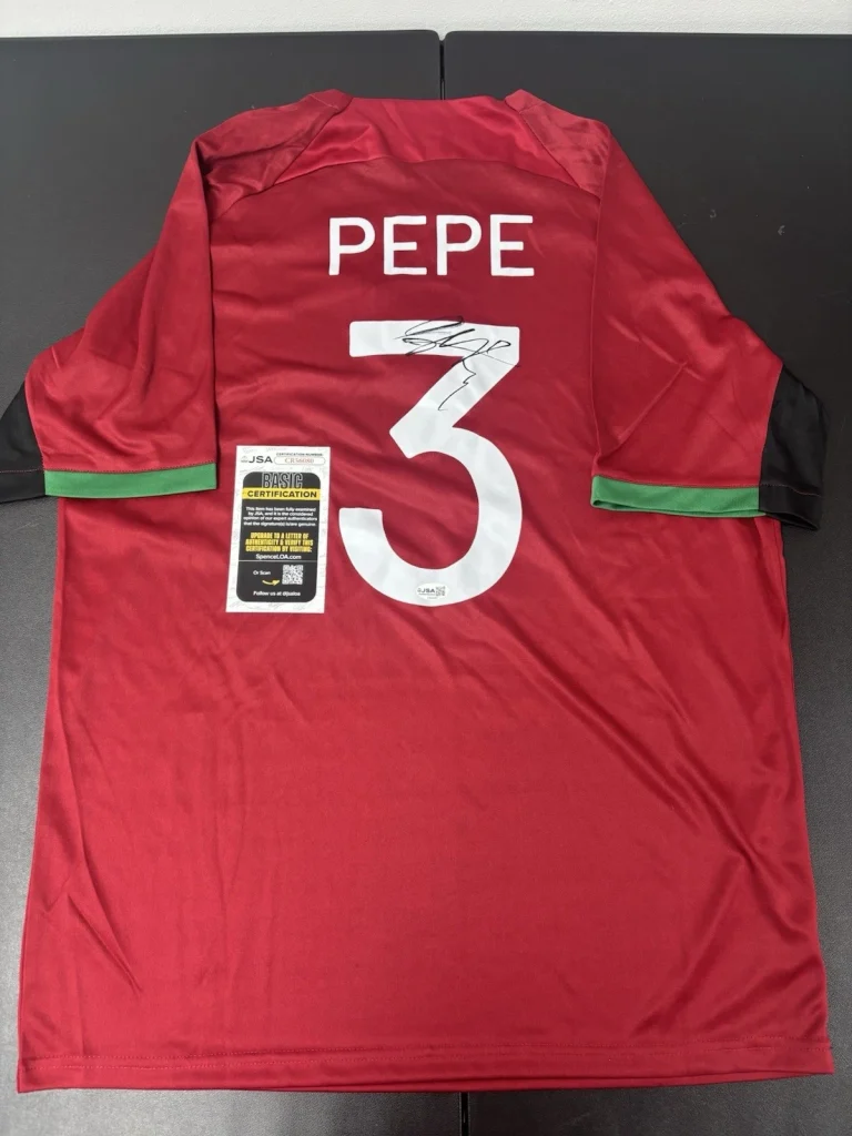 Pepe Signed Jersey Portugal JSA COA