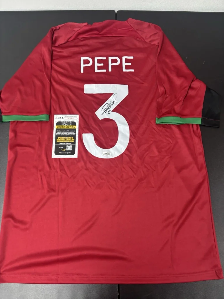 Pepe Signed Jersey Portugal JSA COA