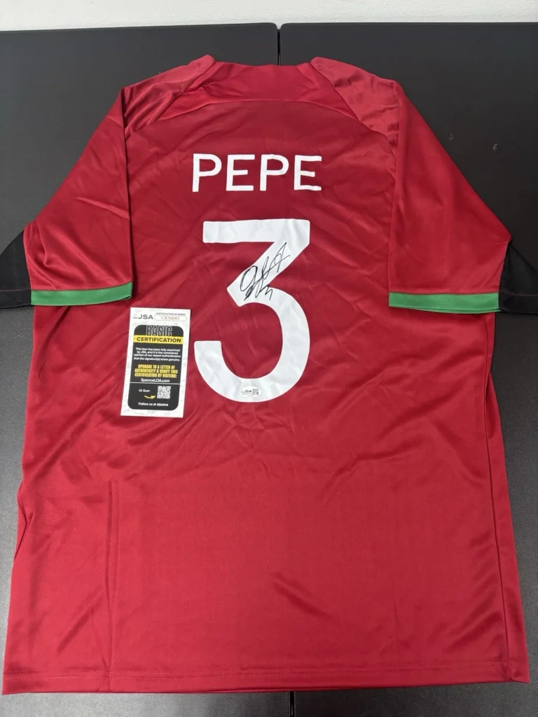 Pepe Signed Jersey Portugal JSA COA