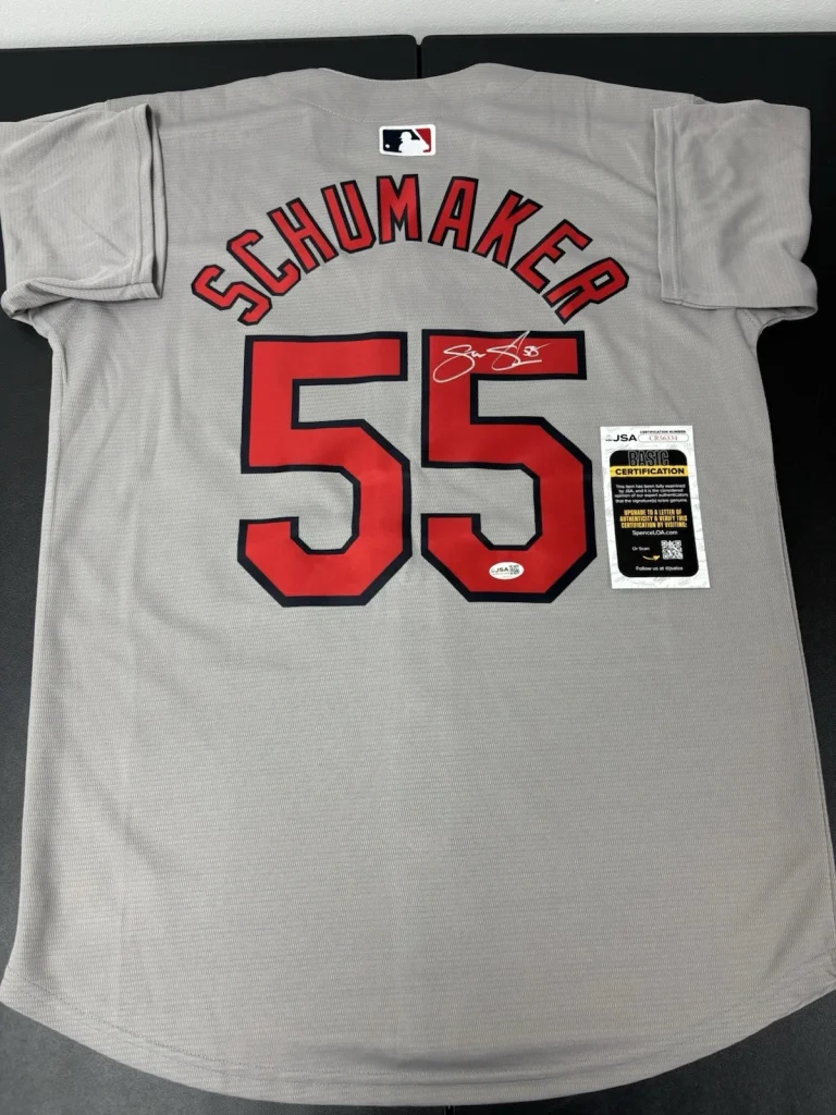 Skip Schumaker Autographed Signed Jersey St. Louis Cardinals. JSA Coa