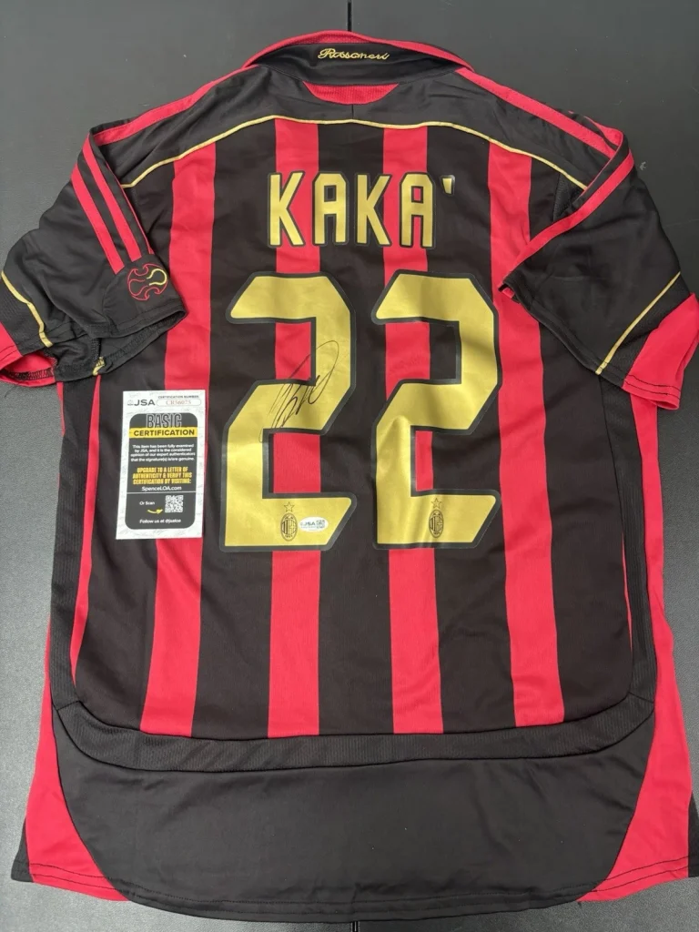 Ricardo Kaka Signed Autographed Jersey AC Milan JSA COA