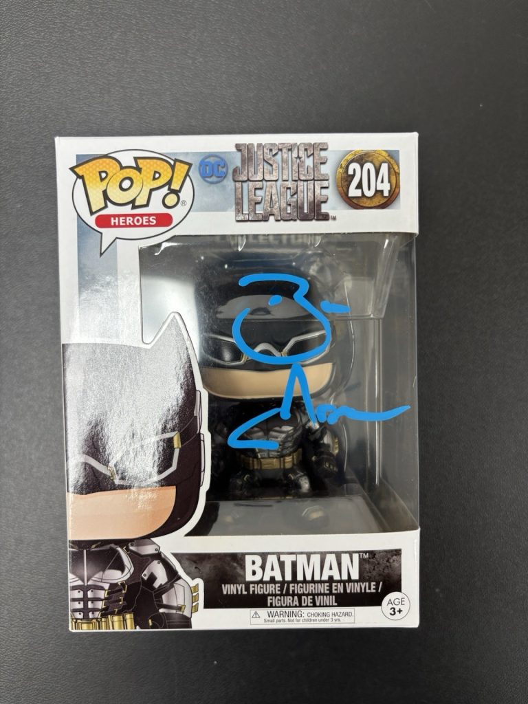 Ben Affleck Signed Autographed Batman  204 Justice League Funko Pop. Beckett COA