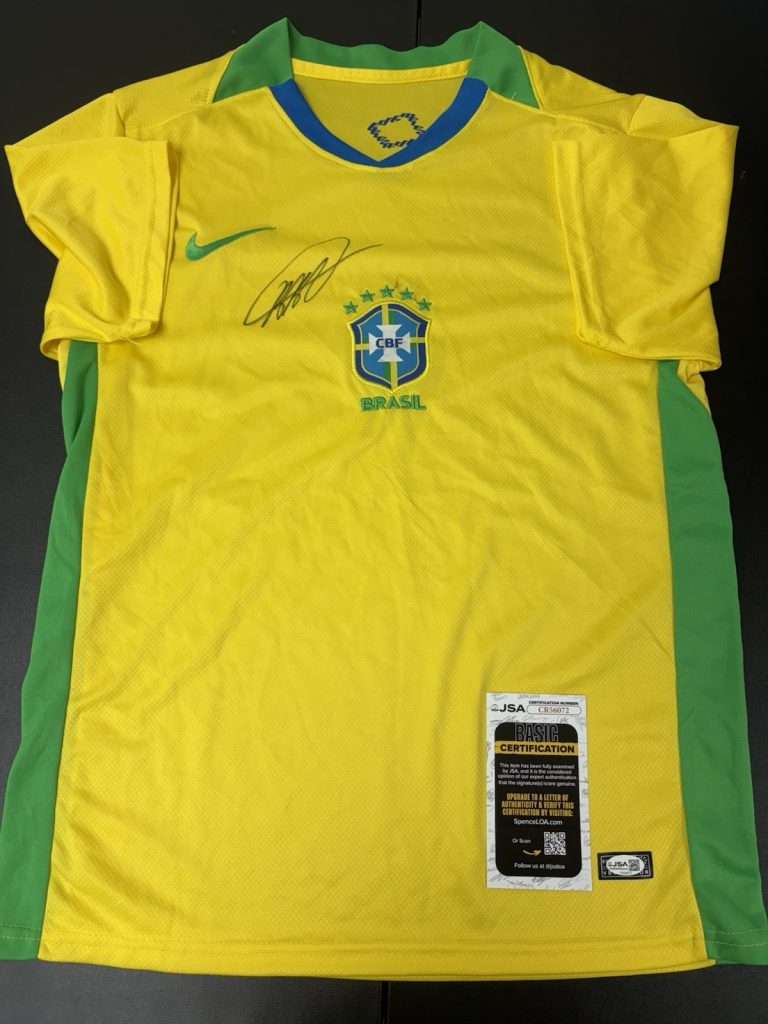Ricardo Kaka Signed Autographed Brazil  Jersey JSA COA