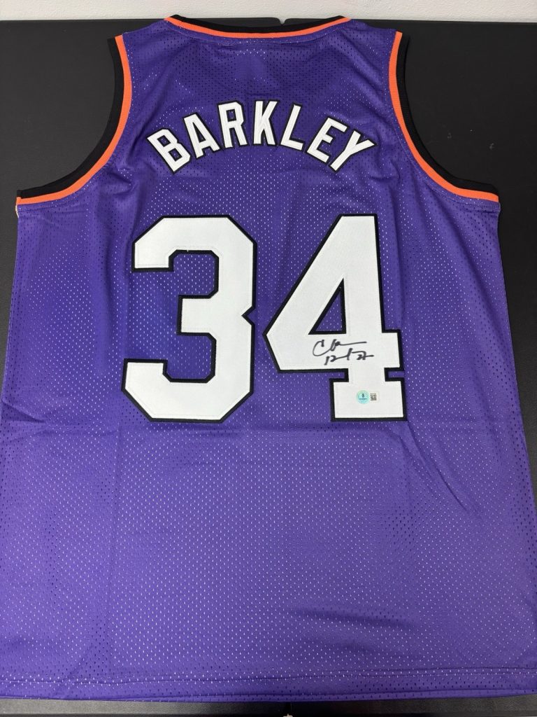 Charles Barkley Signed Autographed Phoenix Suns Jersey Beckett COA