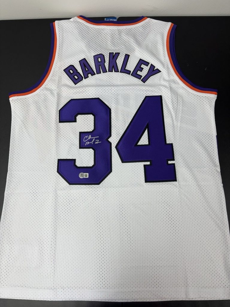 Charles Barkley Signed Autographed Phoenix Suns Jersey Beckett COA