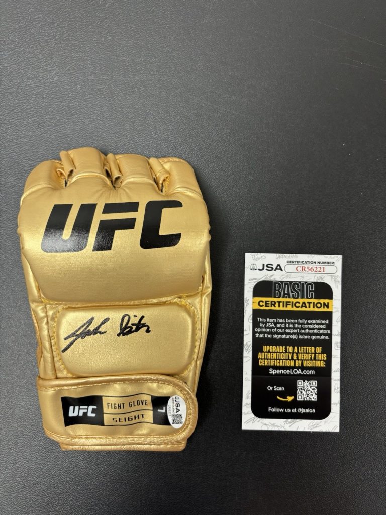 Jacobe Smith Signed Autographed UFC Fight Glove JSA COA
