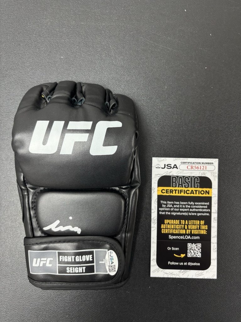 Nina Drama Autographed UFC Glove MMA JSA COA  Nina Marie Daniele