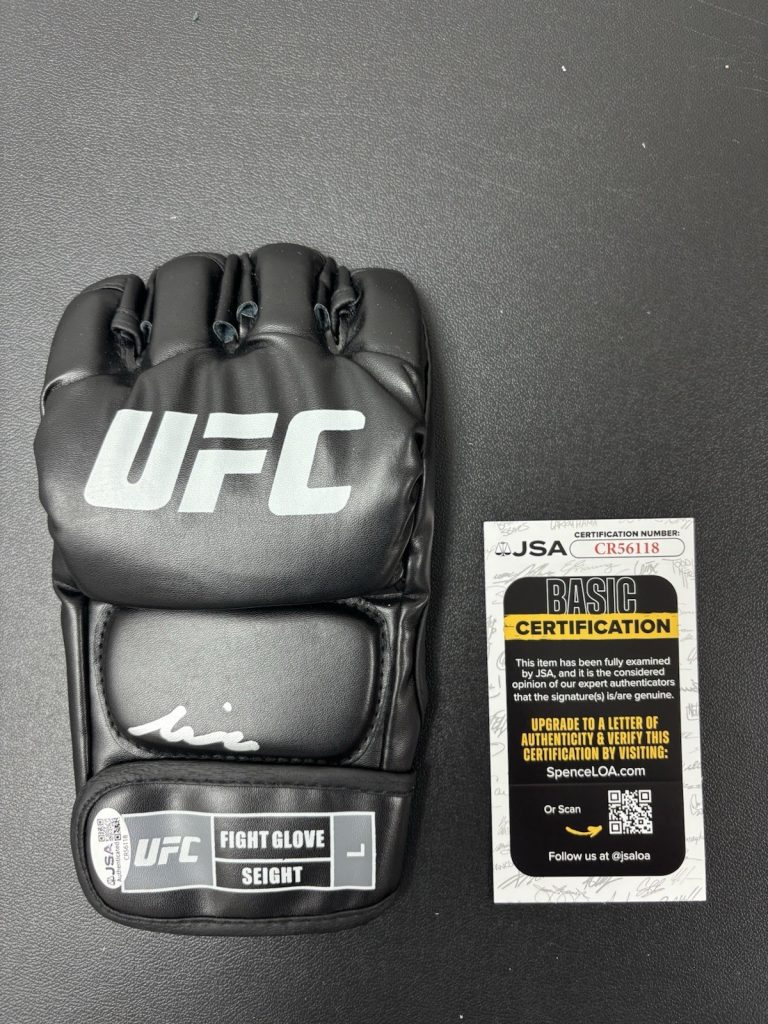 Nina Drama Autographed UFC Glove MMA JSA COA  Nina Marie Daniele