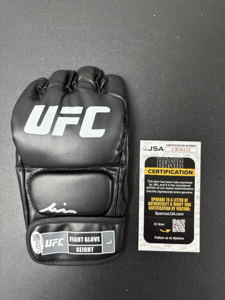 Nina Drama Autographed UFC Glove MMA JSA COA  Nina Marie Daniele