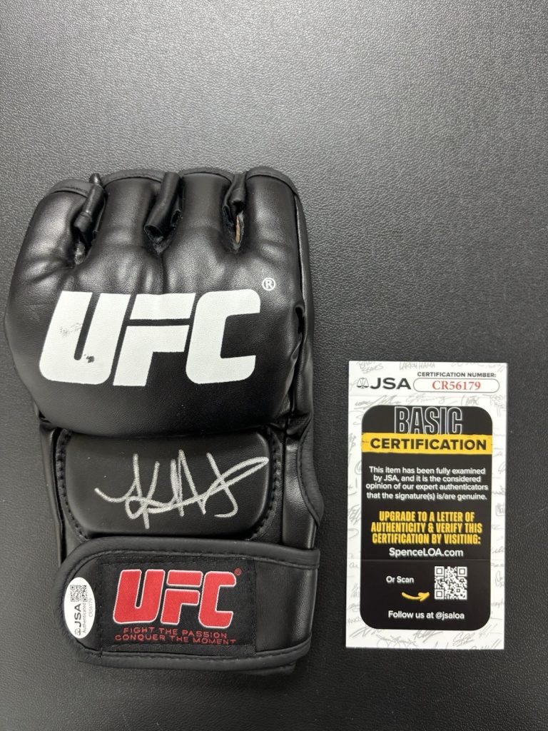 Kayla Harrison Signed Autographed UFC Glove Jsa Coa