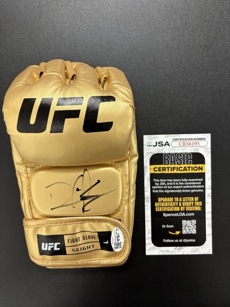 Dominick Cruz Signed Autographed UFC Gold Glove JSA COA