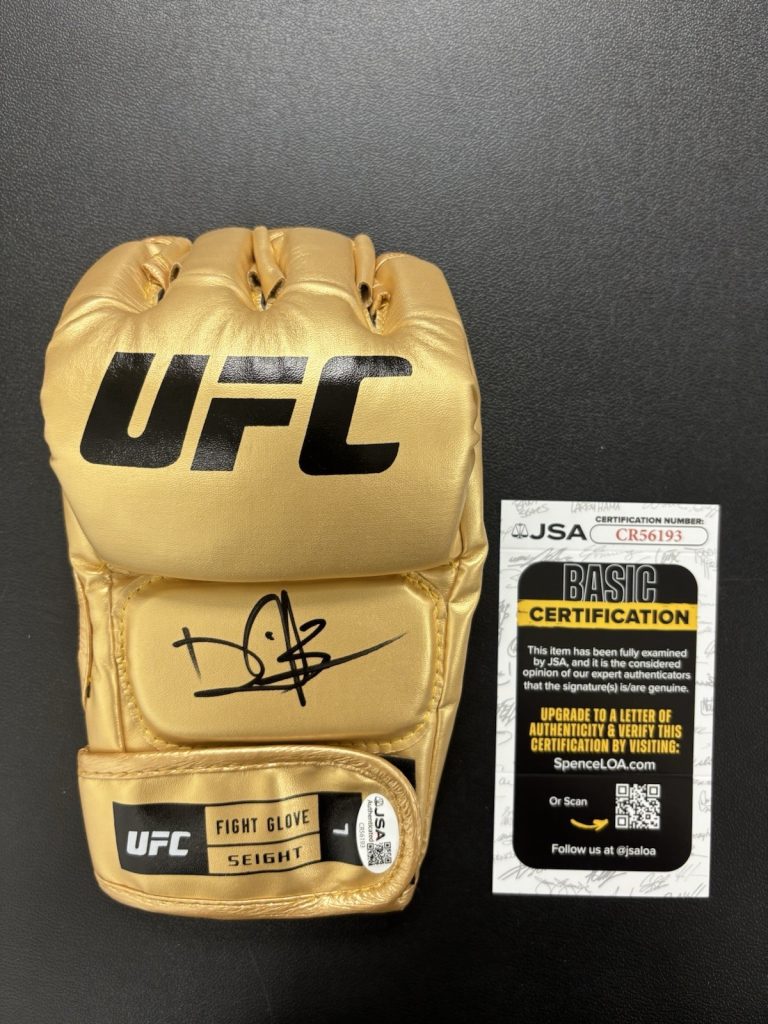 Dominick Cruz Signed Autographed UFC Gold Glove JSA COA