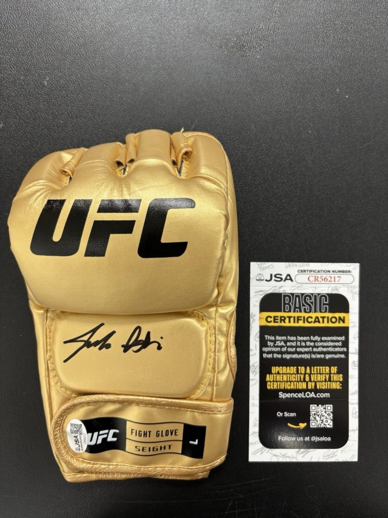 Jacobe Smith Signed Autographed UFC Fight Glove JSA COA