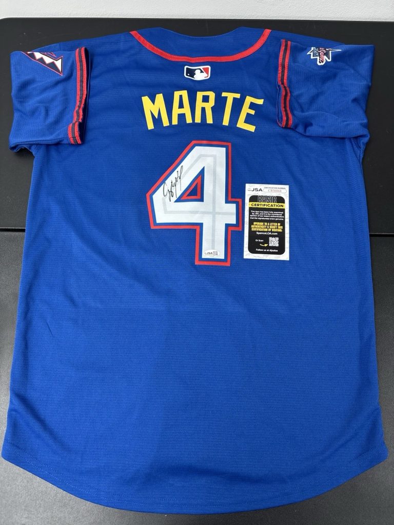 Ketel Marte Autographed Signed 2025 All Star Jersey JSA Coa Arizona Diamondbacks