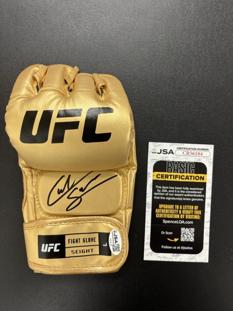 Cub Swanson Signed Autographed UFC MMA Fight Glove. JSA Coa