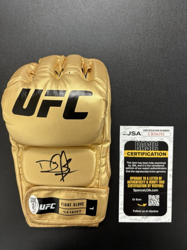 Dominick Cruz Signed Autographed UFC Gold Glove JSA COA