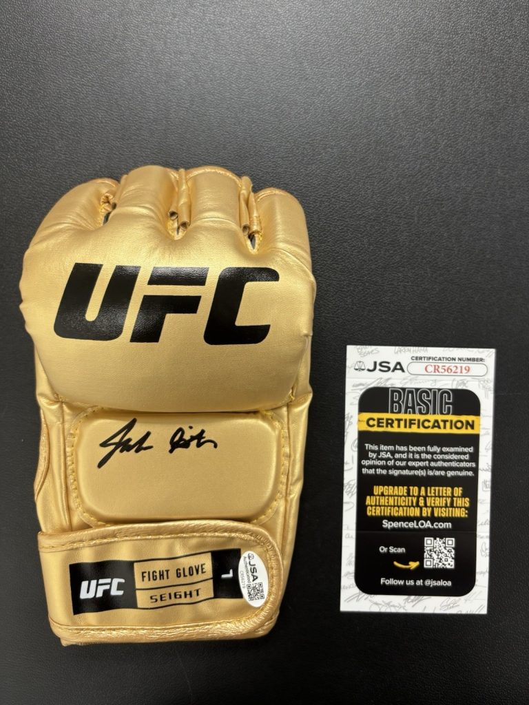 Jacobe Smith Signed Autographed UFC Fight Glove JSA COA