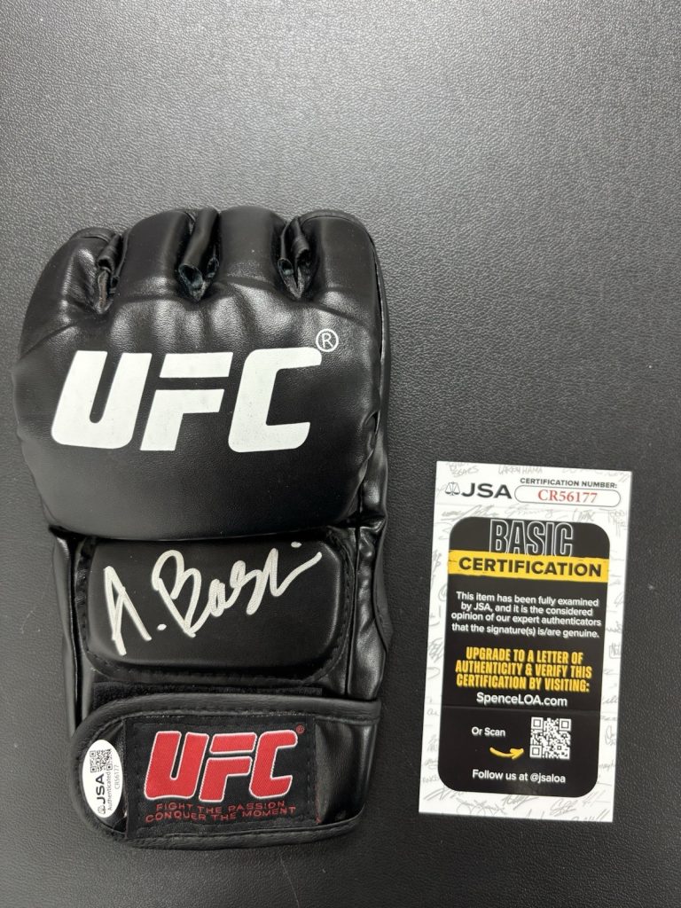 Austin Bashi Signed Autographed UFC Glove JSA COA