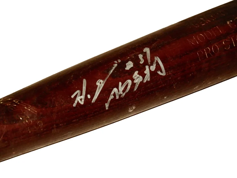 HIDEKI OKAJIMA AUTOGRAPHED BAT (BOSTON RED SOX) - Spring Training Used Bat!