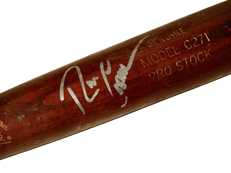 RON COOMER AUTOGRAPHED BAT (MINNESOTA TWINS) - Spring Training Used Bat!