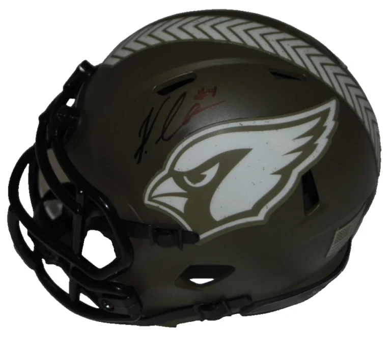 JEREMIYAH LOVE signed (ARIZONA CARDINALS) STS mini football helmet JSA CR86318