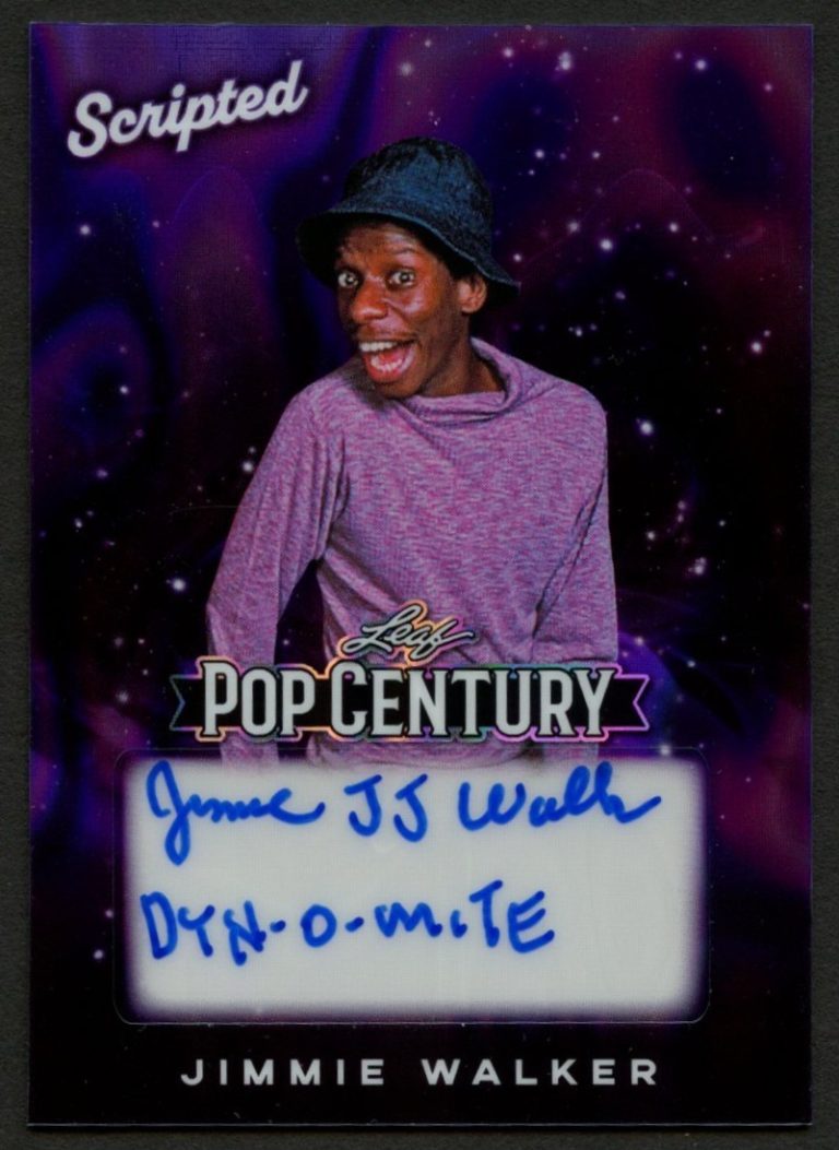 Jimmie Walker signed autograph auto 2026 Leaf Pop Century Scripted Card 1/1
