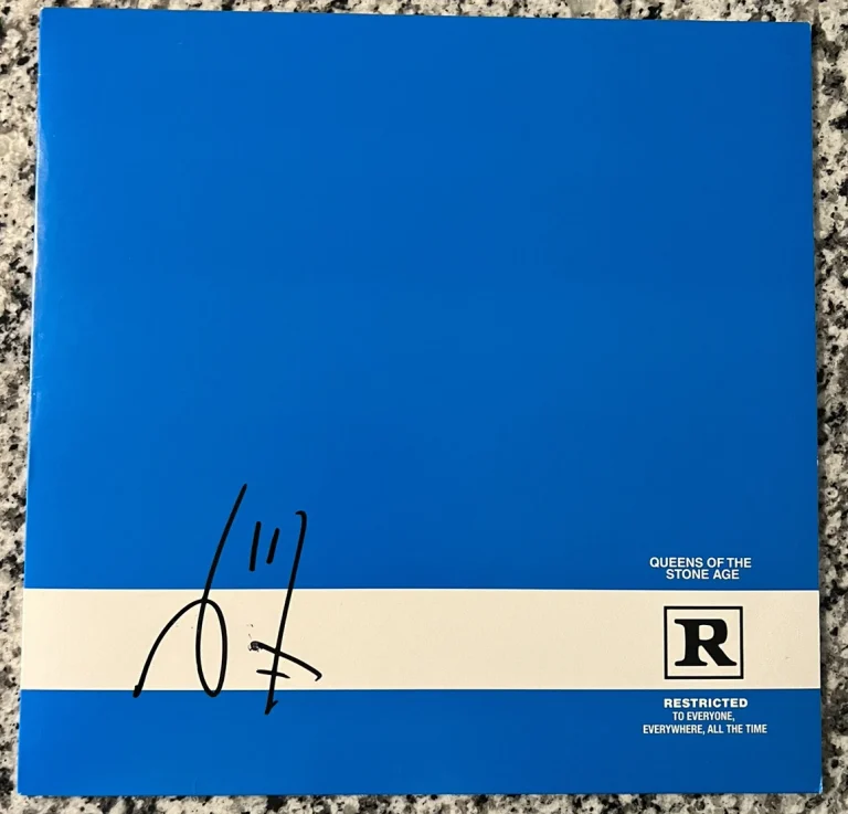 JOSH HOMME HAND SIGNED RATED R VINYL ALBUM QOTSA SINGER AUTHENTIC AUTOGRAPH COA