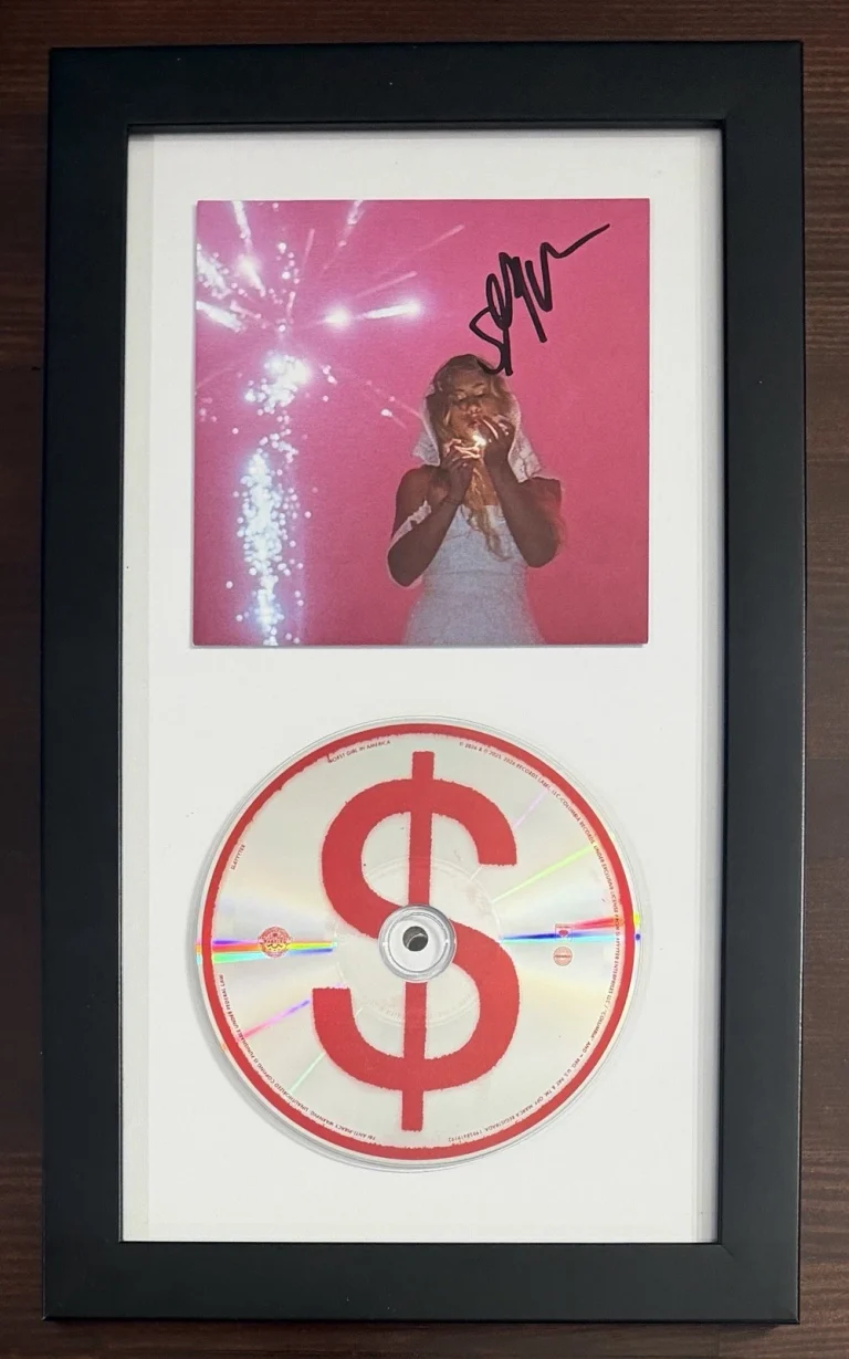 FRAMED SIGNED Slayyyter Wor$t Girl In America Autograph Card & CD PSA DNA COA