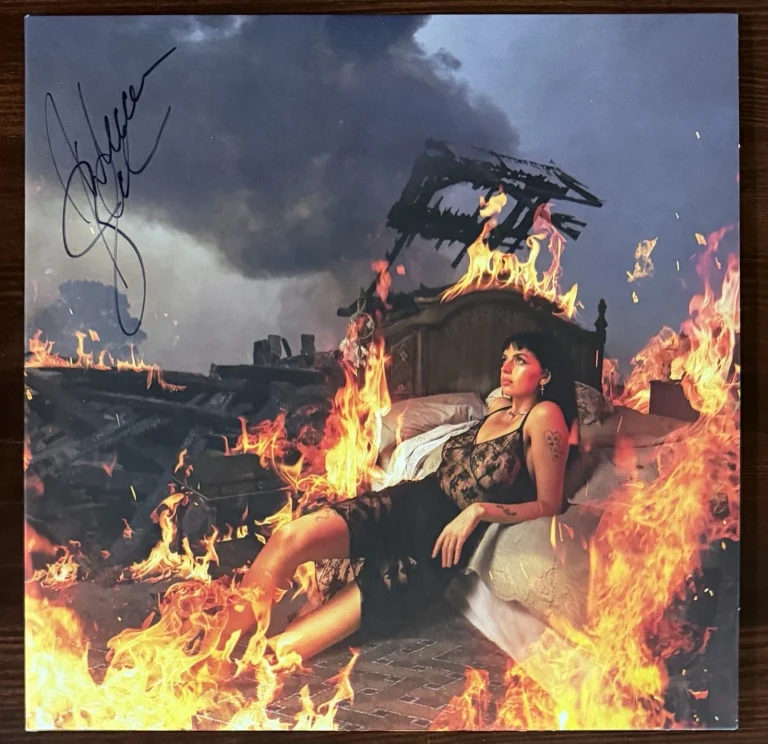 Rebecca Black Let Her Burn Galaxy Vinyl LP SIGNED BAS Beckett COA Autograph Auto