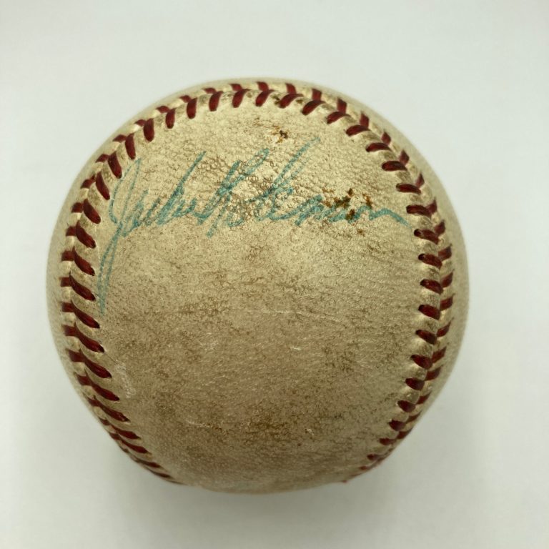 Jackie Robinson Single Signed Autographed Baseball JSA COA