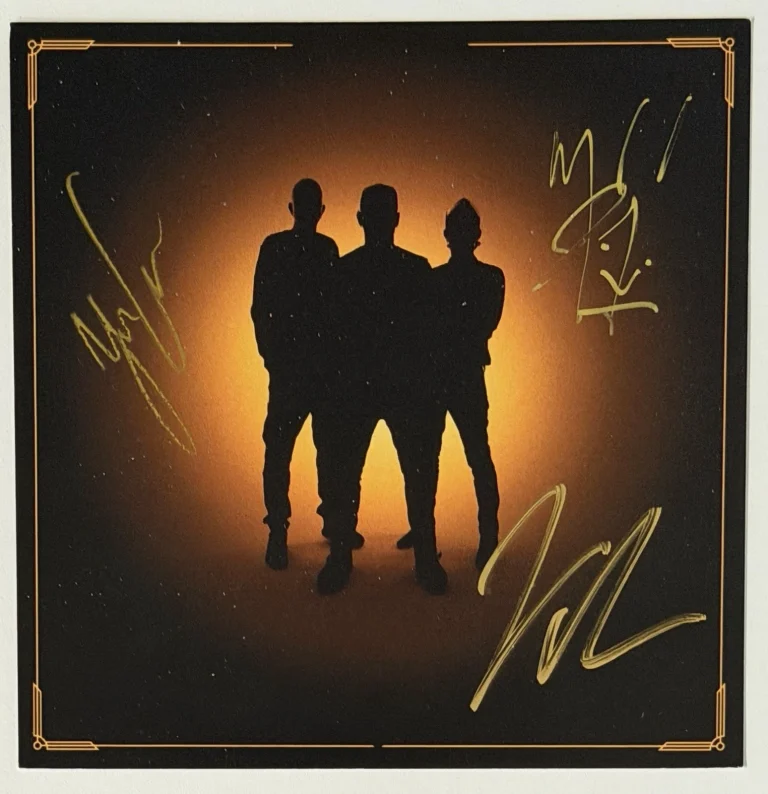 SIGNED AUTOGRAPH VOLBEAT God Of Angels Trust Album Card & CD BAS Beckett COA