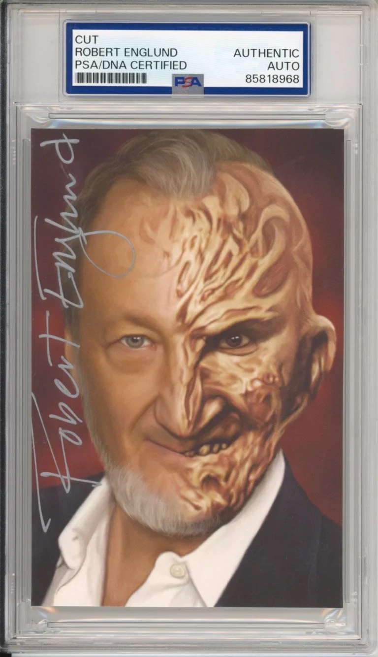 ROBERT ENGLUND SIGNED Picture FREDDY KRUEGER PSA DNA COA Nightmare On Elm Street