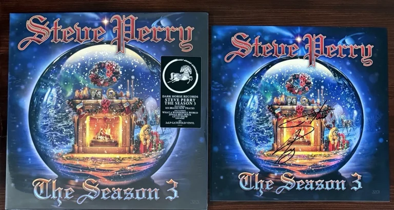 Steve Perry Journey Vinyl LP & SIGNED Album Cover Card Autograph PSA DNA COA