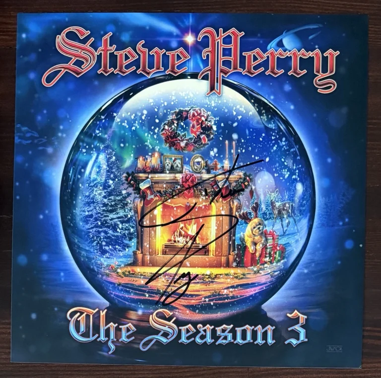 Steve Perry Journey The Season Vinyl & SIGNED Album Card Autograph PSA DNA COA