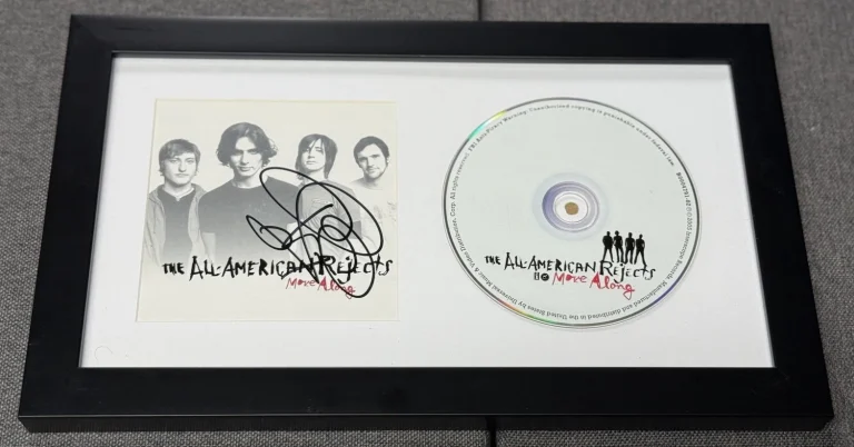 TYSON RITTER SIGNED ALL AMERICAN REJECTS MOVE ALONG FRAMED CD AUTOGRAPH COA