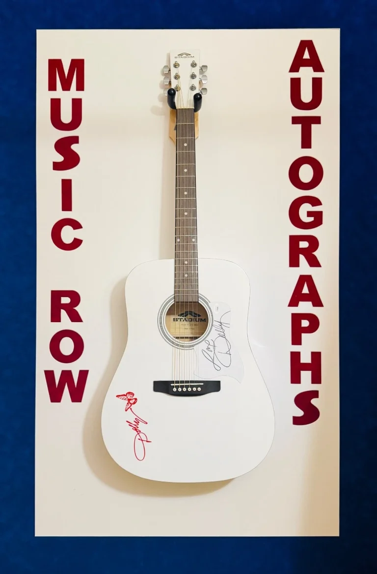 DOLLY PARTON Signed Autograph Acoustic Guitar I Will Always Love You JSA COA