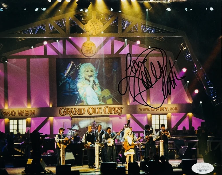 DOLLY PARTON Signed Autograph Candid 8x10 Photo 1/1 JSA Grande Ole Opry