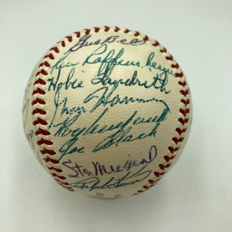 1952 All Star Game Team Signed Baseball Jackie Robinson JSA COA