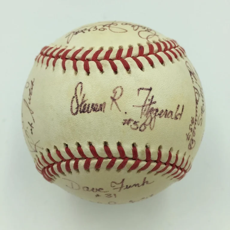 Rare Major League Movie Cast Signed Baseball 20 Sigs With David Keith JSA COA