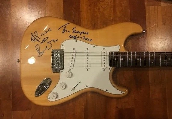 * ARTHUR BROWN * signed electric guitar * GOD OF HELLFIRE * EXACT PROOF *