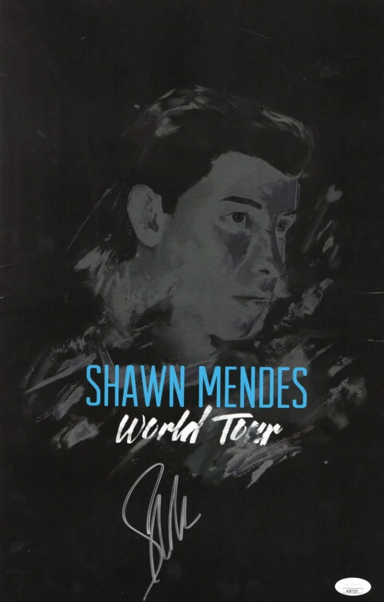 SHAWN MENDES SIGNED AUTOGRAPH 11X17 CONCERT TOUR POSTER ILLUMINATE WONDER w/ JSA