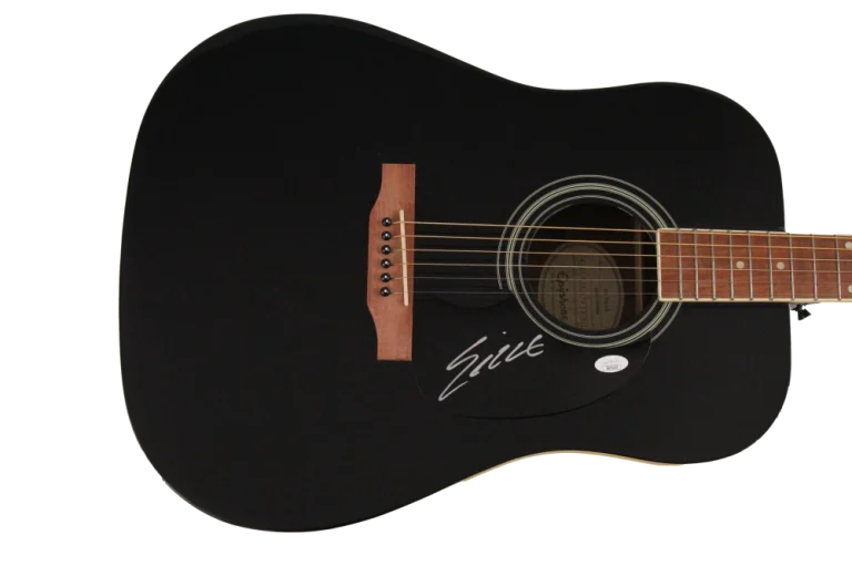 ERIC CHURCH SIGNED AUTOGRAPH GIBSON EPIPHONE ACOUSTIC GUITAR CAROLINA CHIEF JSA