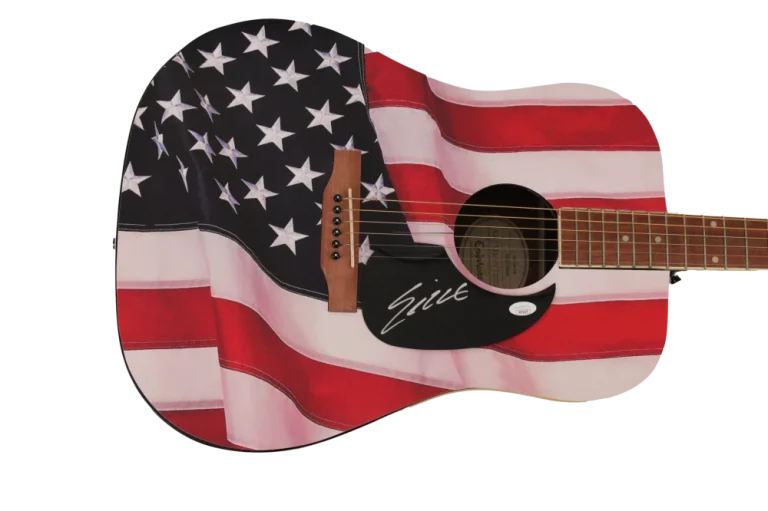 ERIC CHURCH SIGNED AUTOGRAPH CUSTOM GIBSON EPIPHONE GUITAR CAROLINA CHIEF JSA