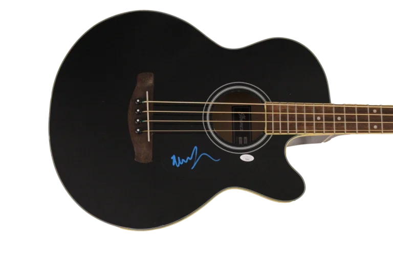 MIKE GORDON SIGNED AUTOGRAPH IBANEZ ACOUSTIC BASS GUITAR - PHISH FARMHOUSE  JSA
