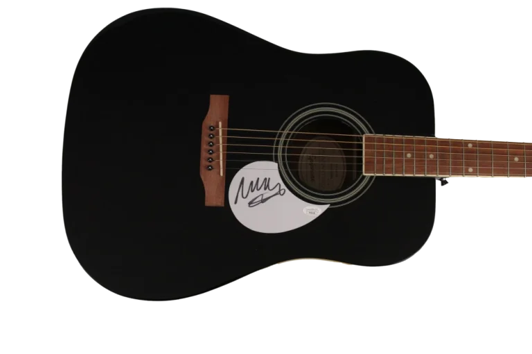 MARCUS MUMFORD & SONS SIGNED AUTOGRAPH GIBSON EPIPHONE ACOUSTIC GUITAR BABEL JSA