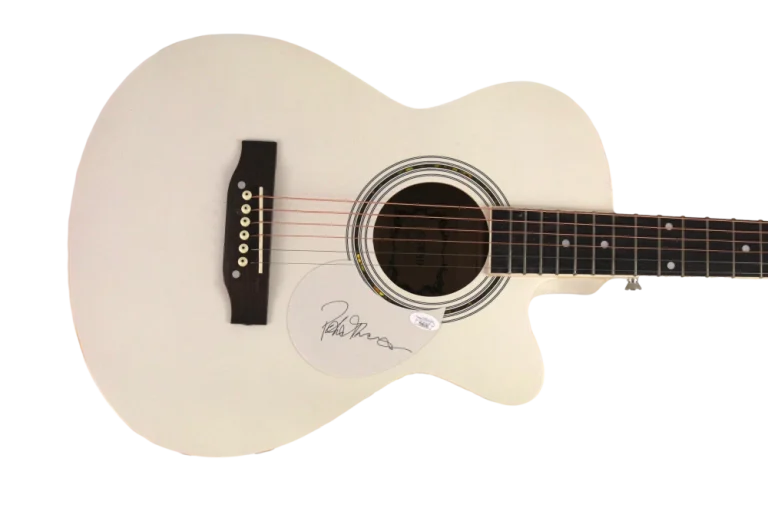 PETER FRAMPTON SIGNED AUTOGRAPH FULL SIZE ACOUSTIC GUITAR - COMES ALIVE RARE JSA