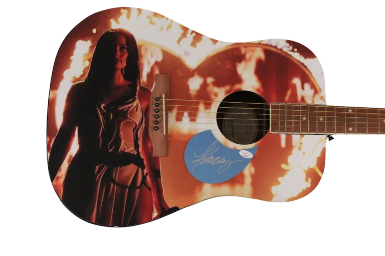 KACEY MUSGRAVES SIGNED AUTOGRAPH CUSTOM GIBSON EPIPHONE GUITAR STAR-CROSSED  JSA