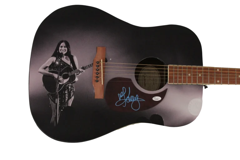 KACEY MUSGRAVES SIGNED AUTOGRAPH CUSTOM GIBSON EPIPHONE ACOUSTIC GUITAR 1/1 JSA